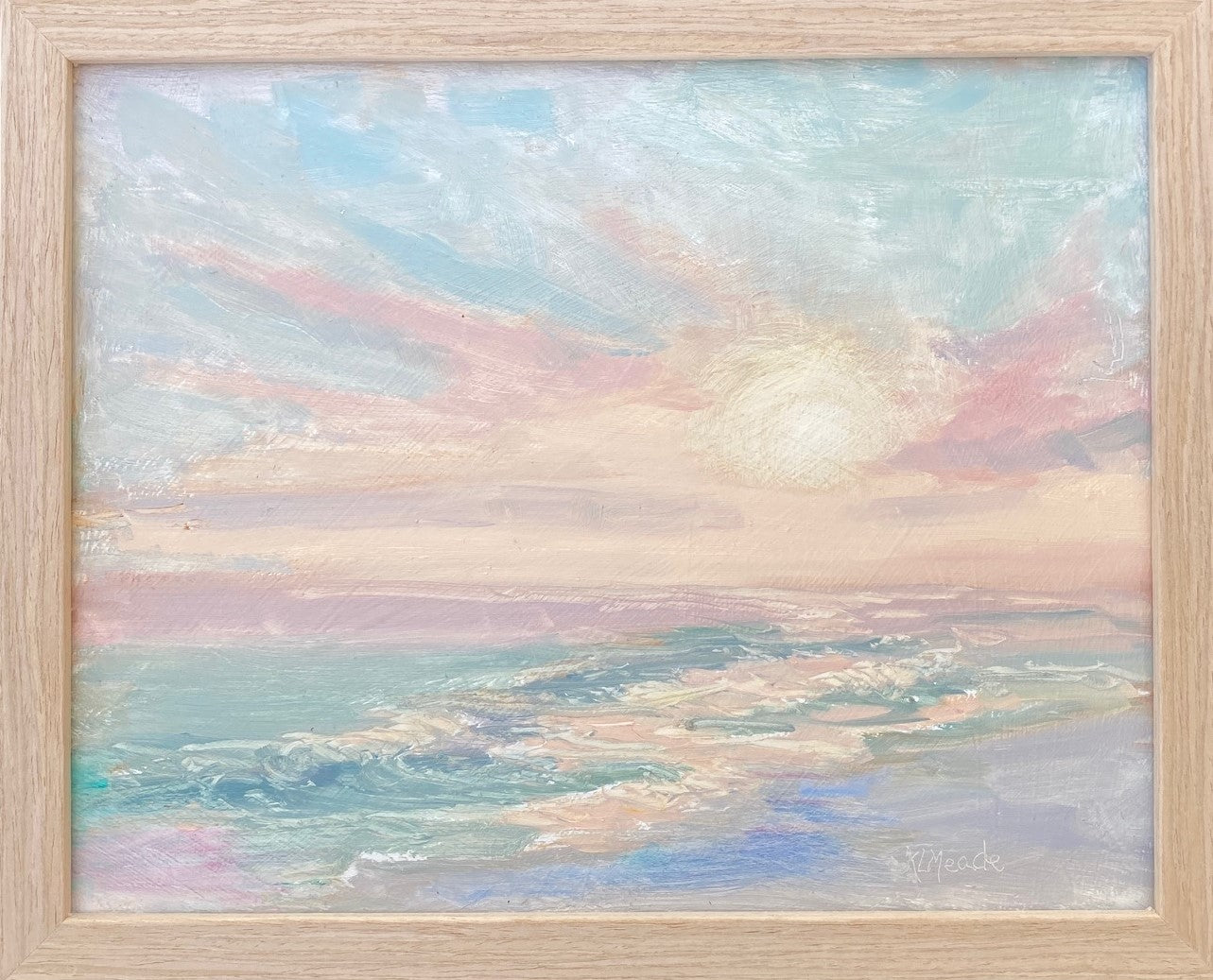 Pastel Ocean 8"x10"