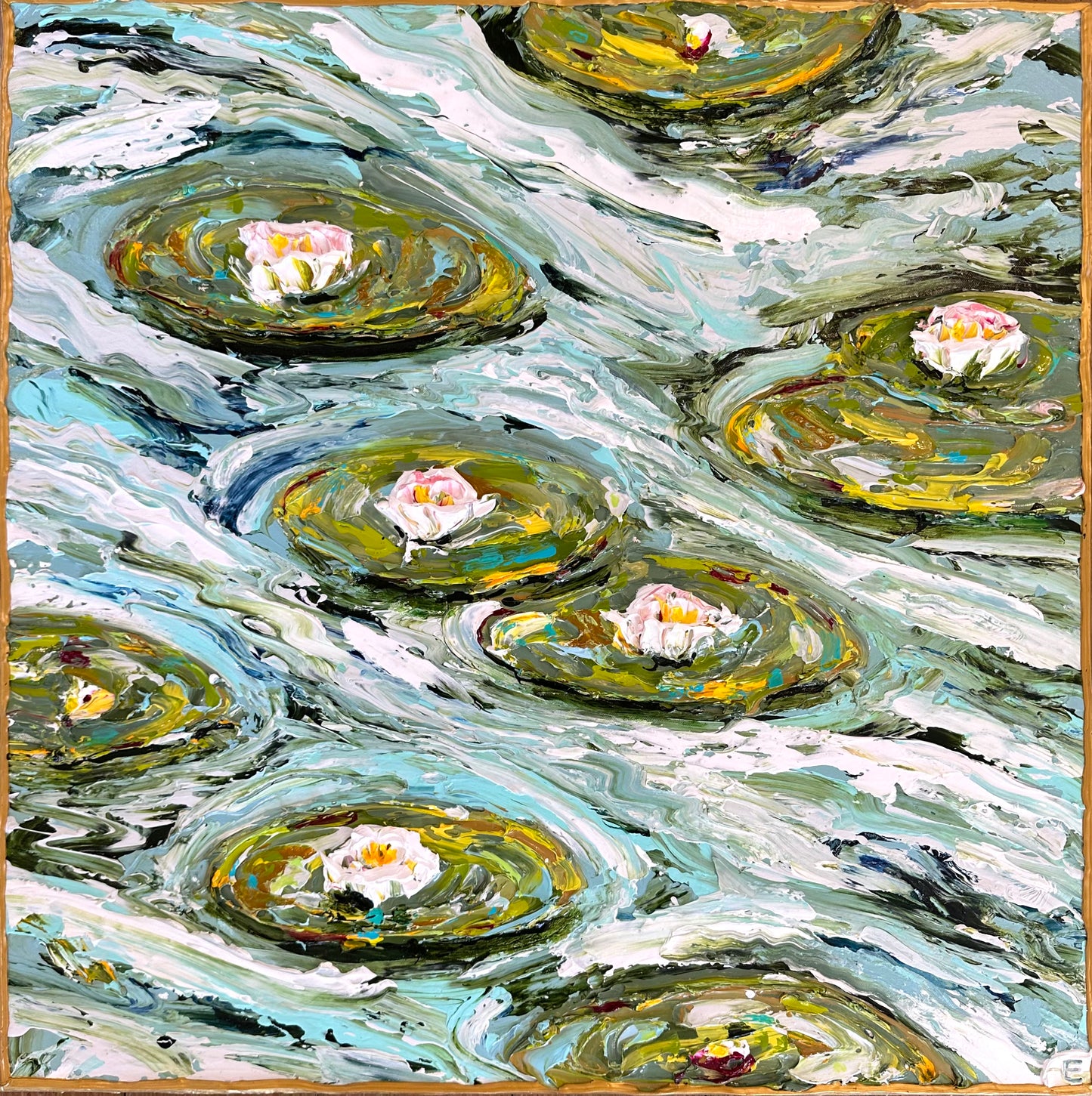 Lily Pads 30”x30”