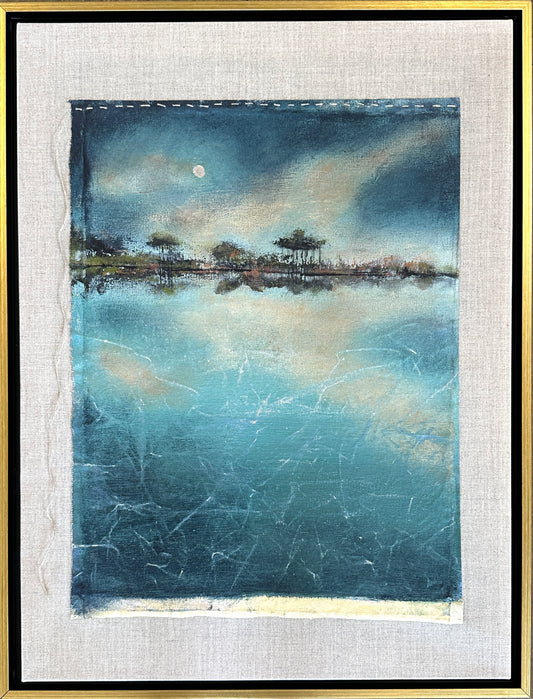 Western Lake Duet 19.5”x25.5” (2 panel set)