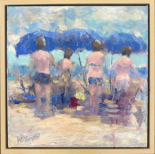 Seaside Blue 14”x14”