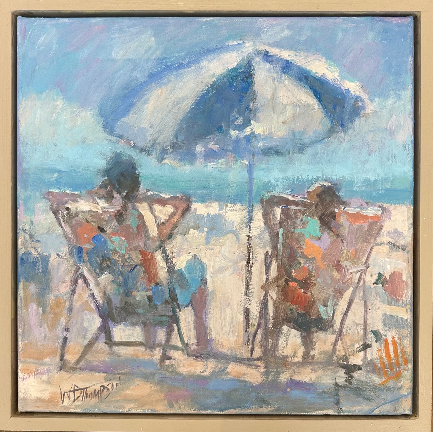 Beach Chillin’ 14”x14”