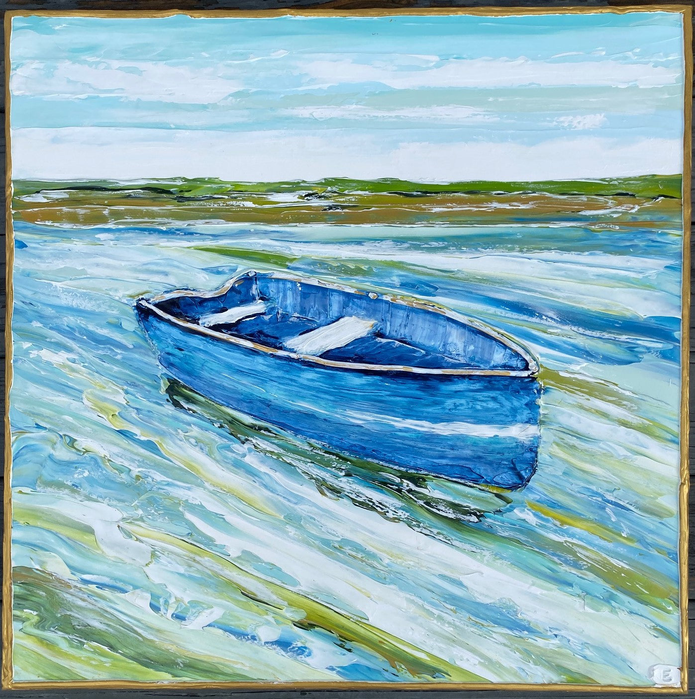 Boat 30"x30"