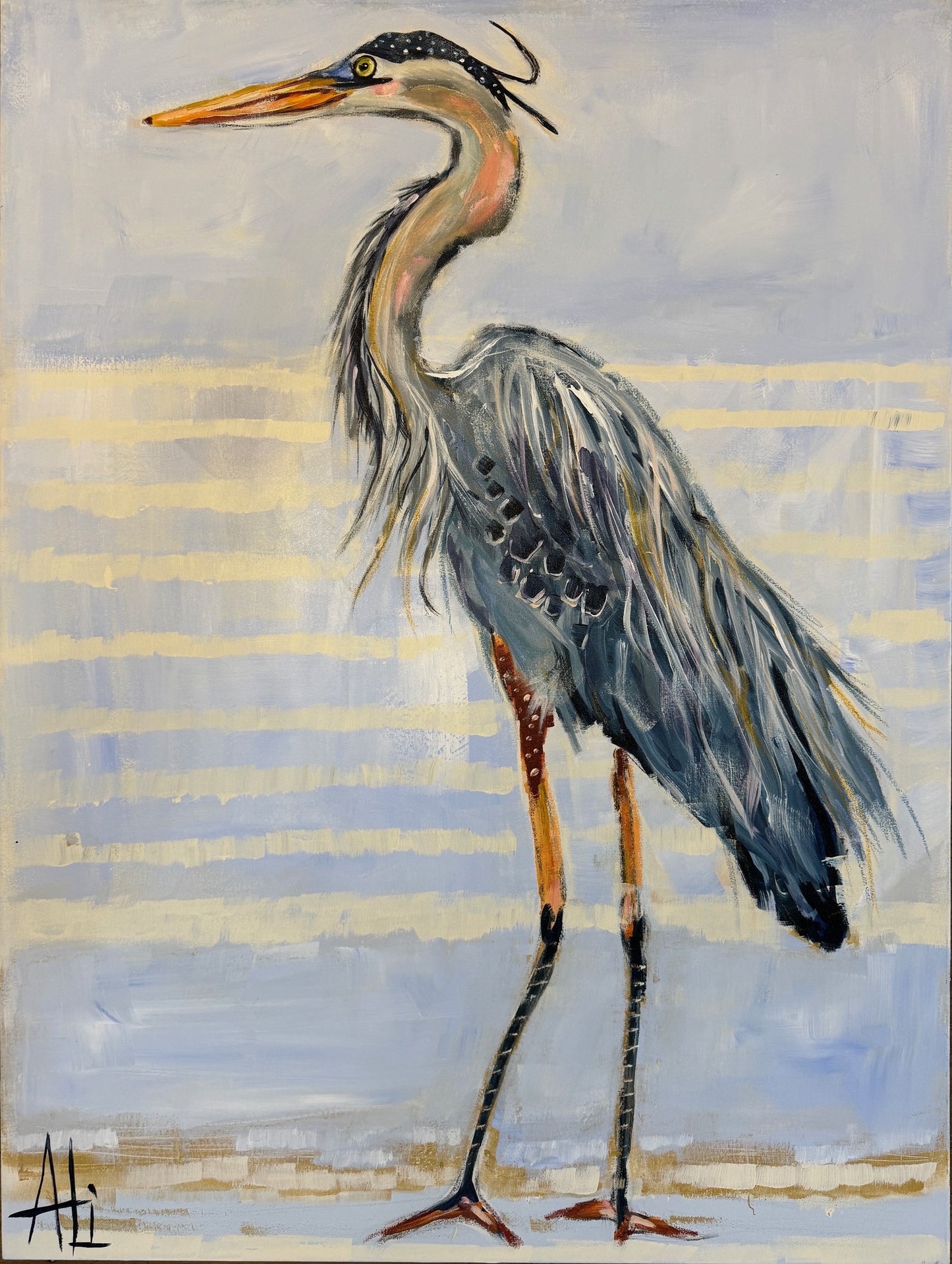 Heron 30"x40"