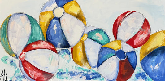 Beach Balls 24"x48"