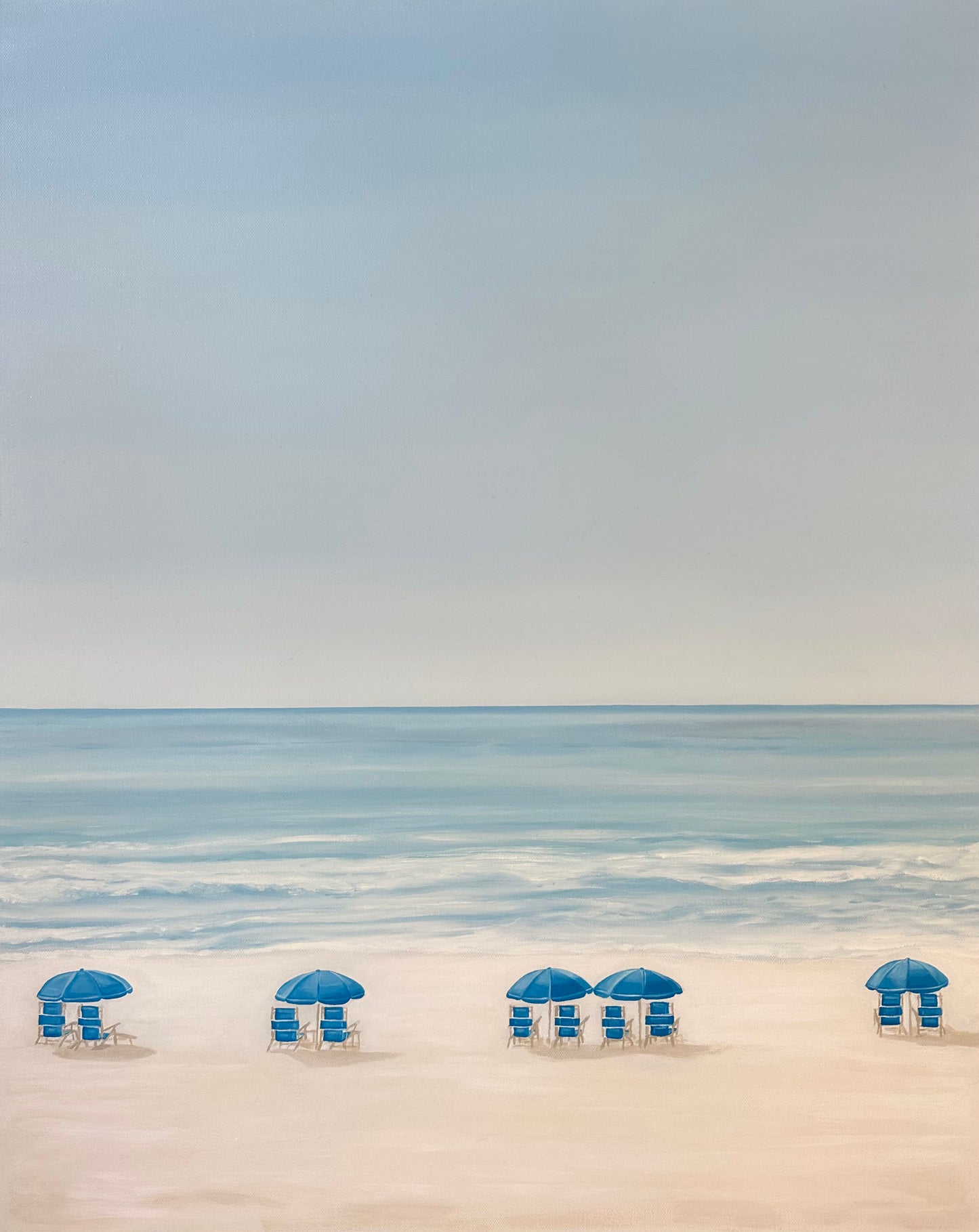 Seaside Umbrellas 24"x30"