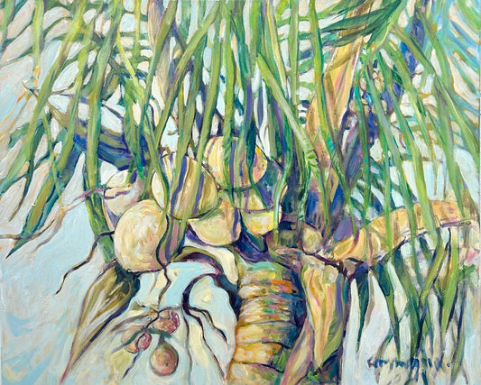 Coconuts Swaying in the Breeze 20"x24"
