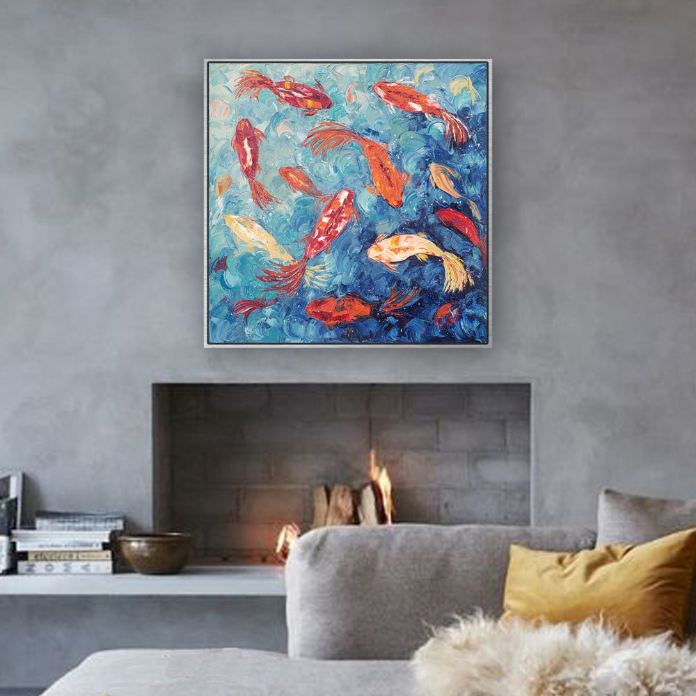 Koi Perseverance 38"x38"