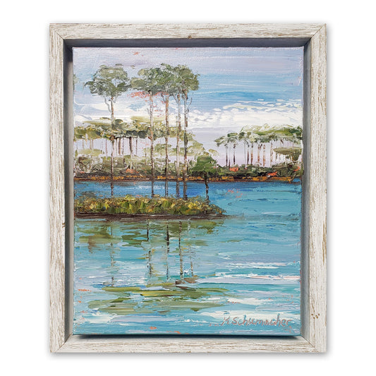Trees By The Sea 13"x16" - Contact Gallery For Pricing